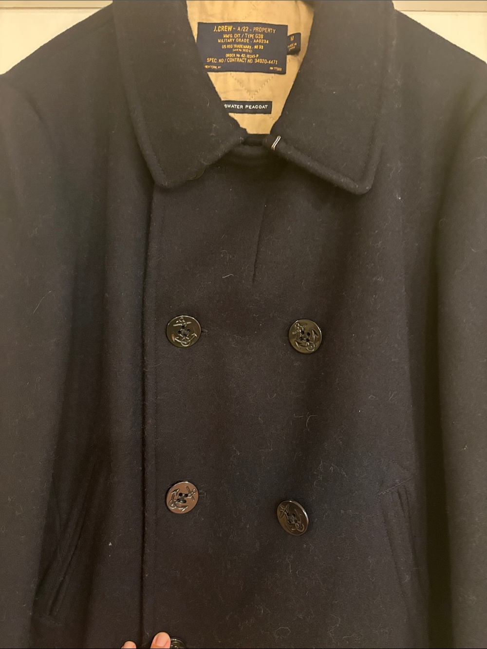 Military Grade JCrew Bayswater Peacoat